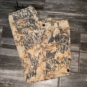 Men's Camouflage Cargo Pants vintage light weight size camo 32 by 30